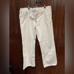 True religion white jeans